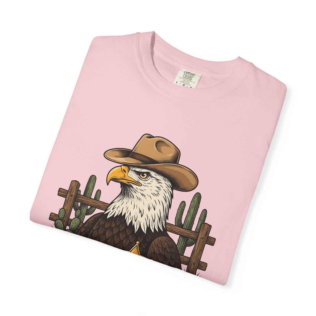 Eagle Cowboy Shirt Patriot Western Unisex Gift Vintage Tee product image 11