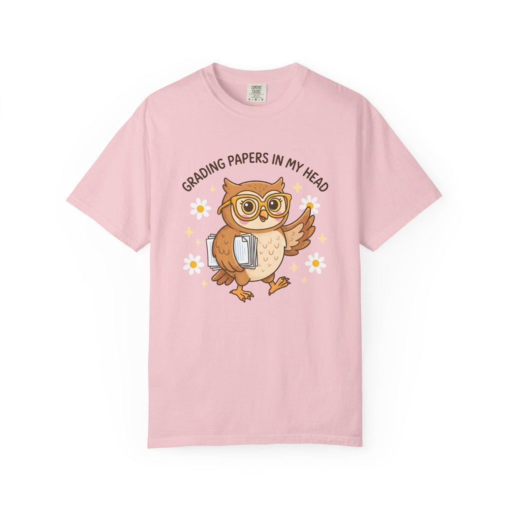 Owl Glasses Shirt Teachers Animal Unisex Gift Cute Tee product image 3