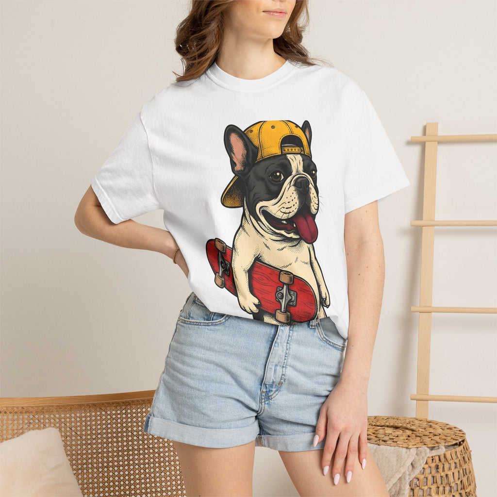 French Bulldog Shirt Dog Sports Gift Women Cartoon Tee product image 6