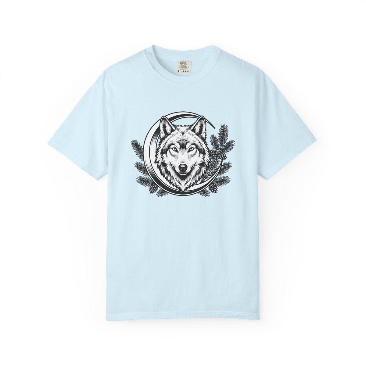 Wolf Face Shirt Boho Chic Outdoors Unisex Gift Sketch Tee product image 2