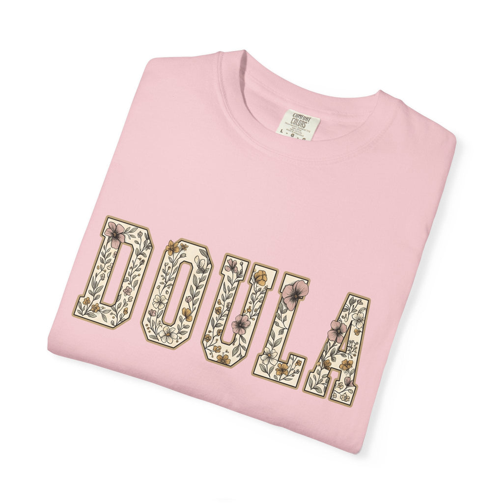 Botanical Block Letters Shirt Doula Bouquet Unisex Gift product image 11
