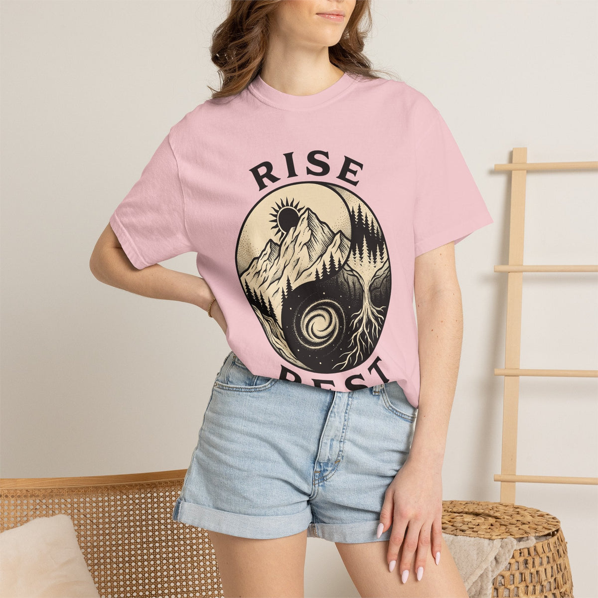 Mountain Yin Yang Shirt Sports Environment Unisex Gift product image 12