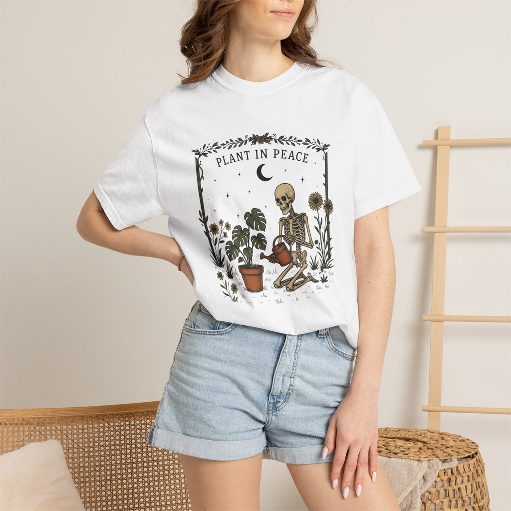 Skeleton Gardening Shirt Halloween Plant Unisex Gift Boho product image 6