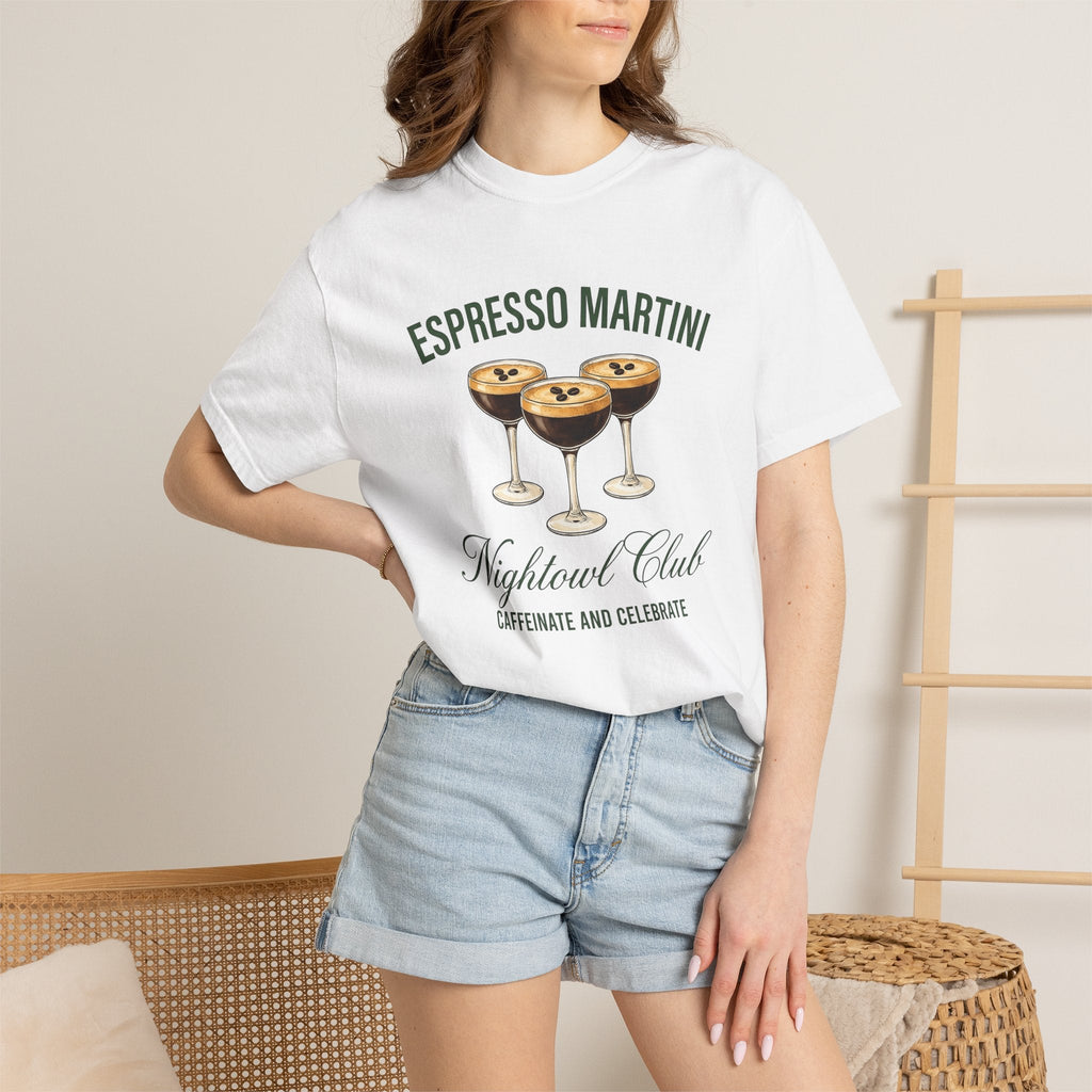 Coffee Martini Shirt Beverages Unisex Gift Line Art Tee product image 6