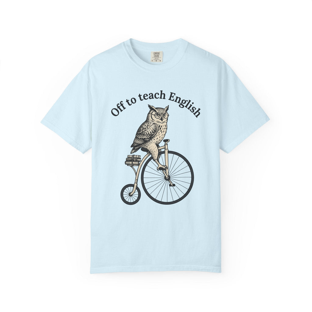 Owl Cycling Shirt Teachers Schooling Unisex Gift Antique product image 2