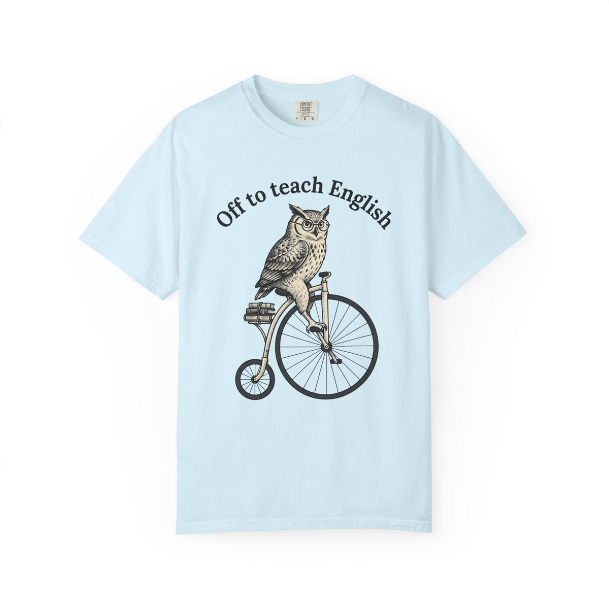 Owl Cycling Shirt Teachers Schooling Unisex Gift Antique product image 2