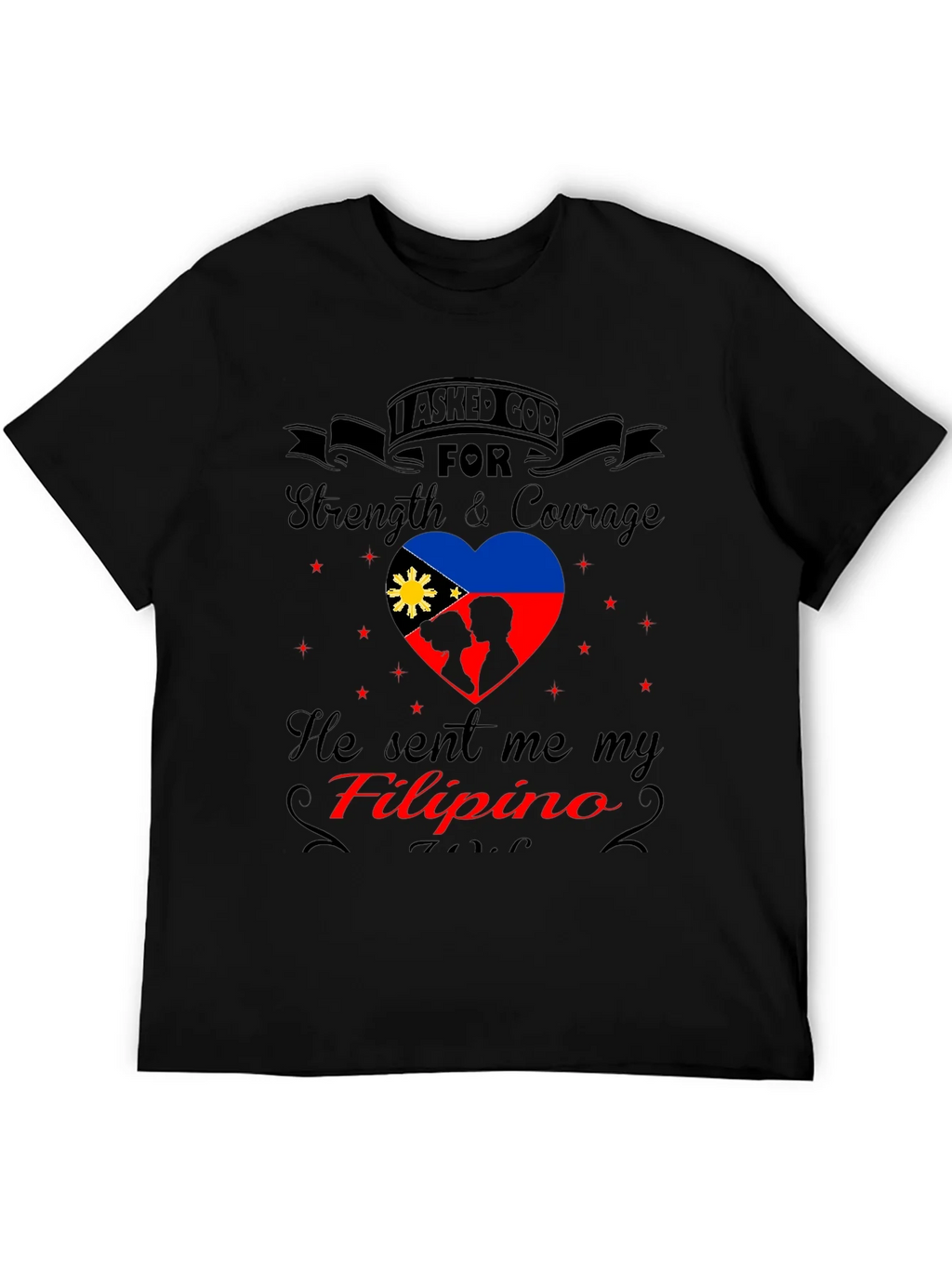 Filipino Pride T-Shirt - Strength & Courage Design product image 5