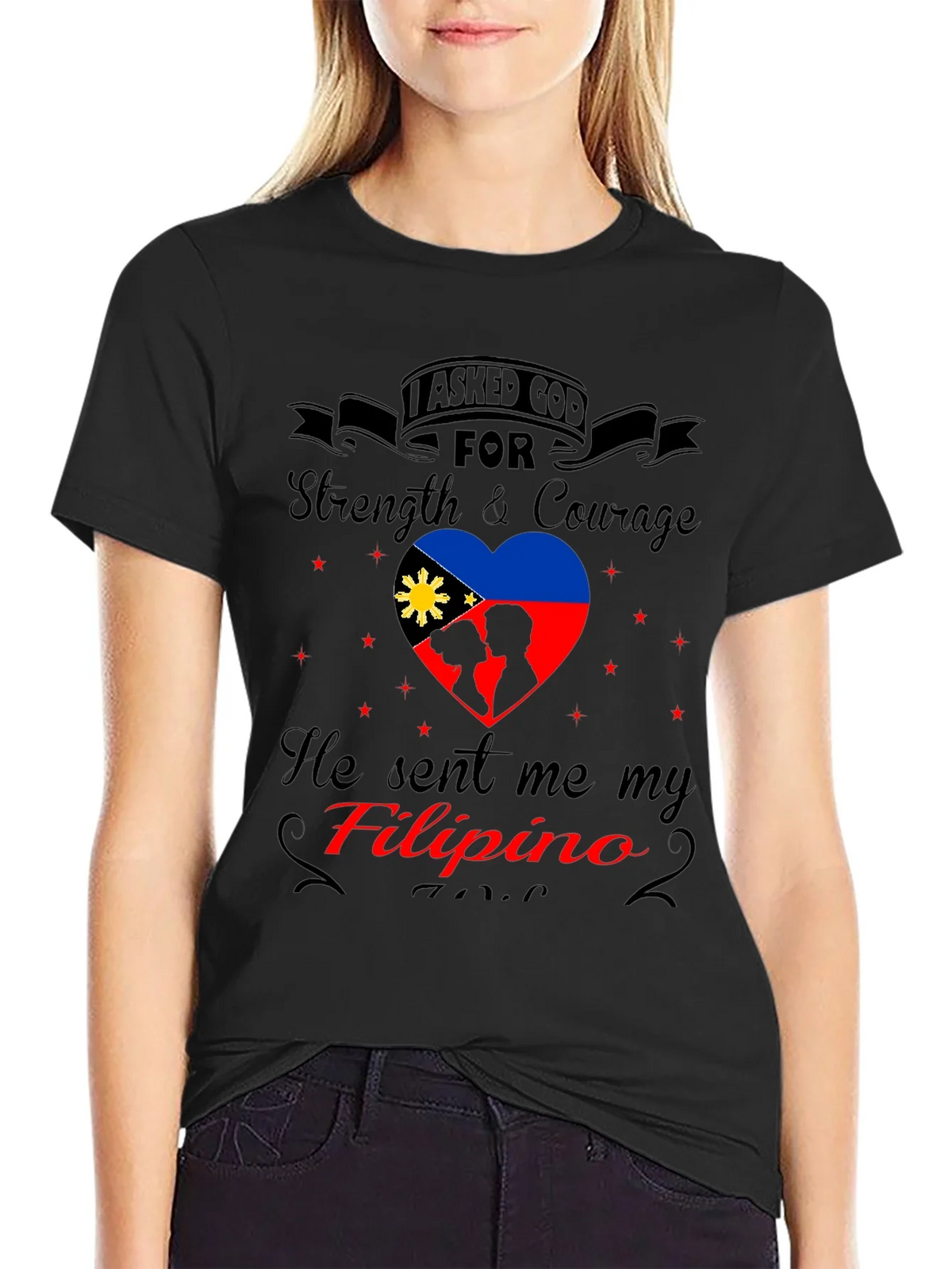 Filipino Pride T-Shirt - Strength & Courage Design product image 2
