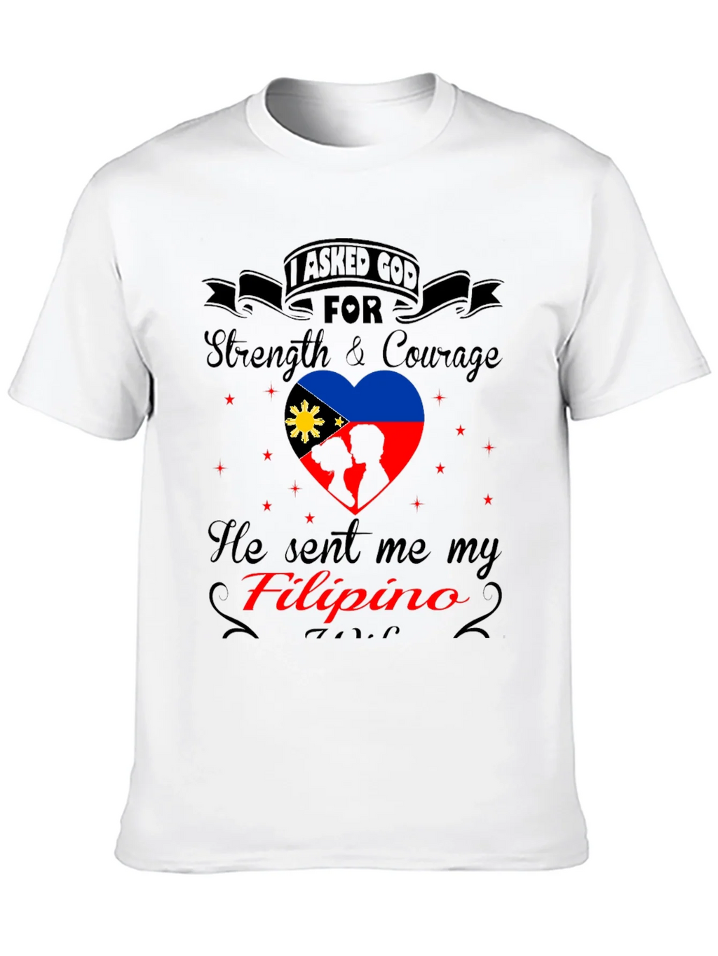 Filipino Pride T-Shirt - Strength & Courage Design product image 9