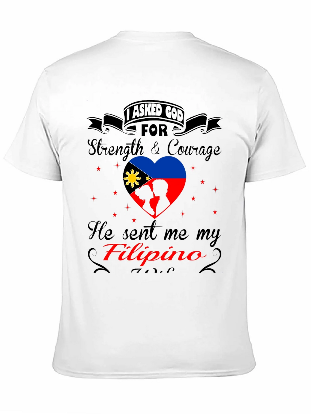 Filipino Pride T-Shirt - Strength & Courage Design product image 10