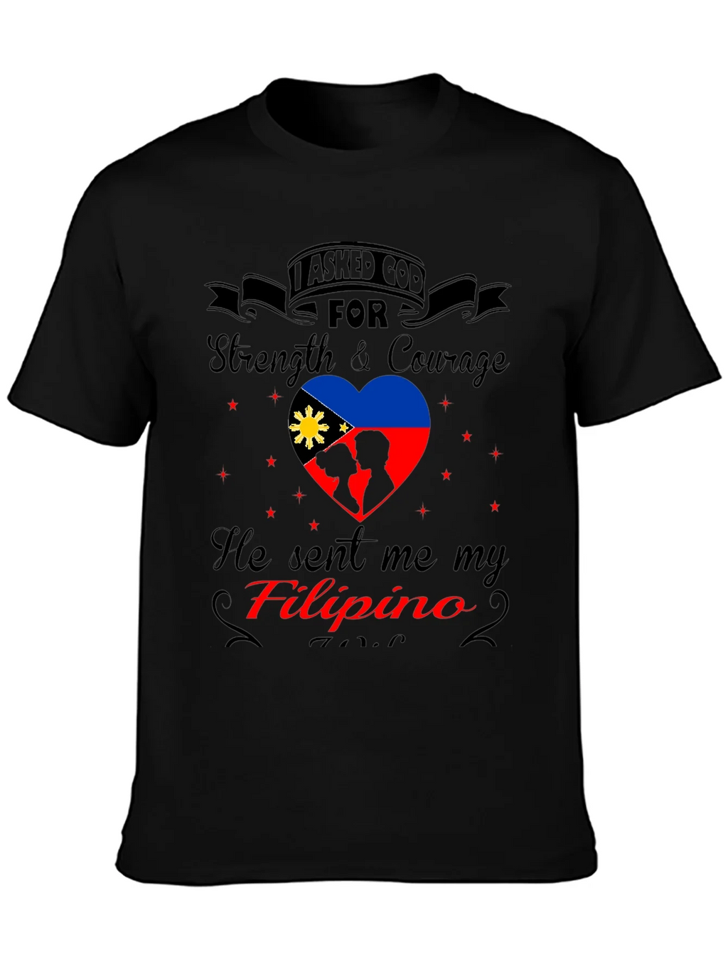 Filipino Pride T-Shirt - Strength & Courage Design product image 3