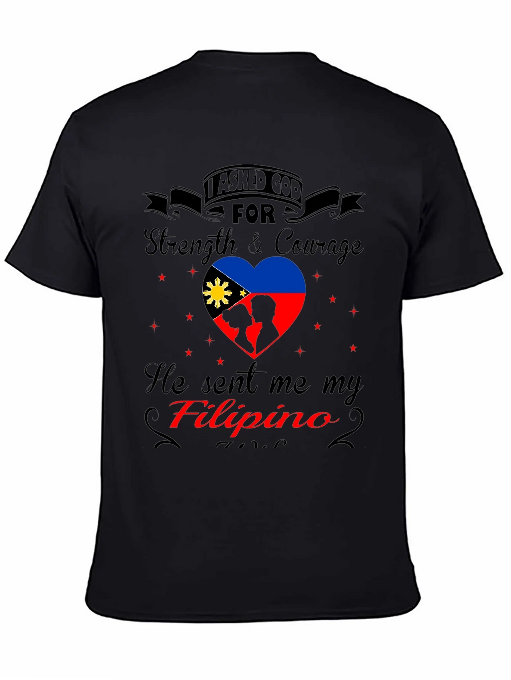Filipino Pride T-Shirt - Strength & Courage Design product image 4