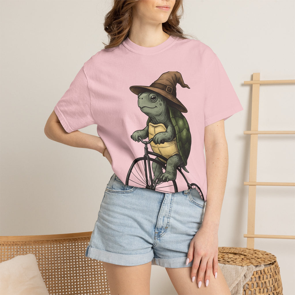 Turtle Bike Shirt Teacher Pets Unisex Gift Hand Drawn Tee product image 12