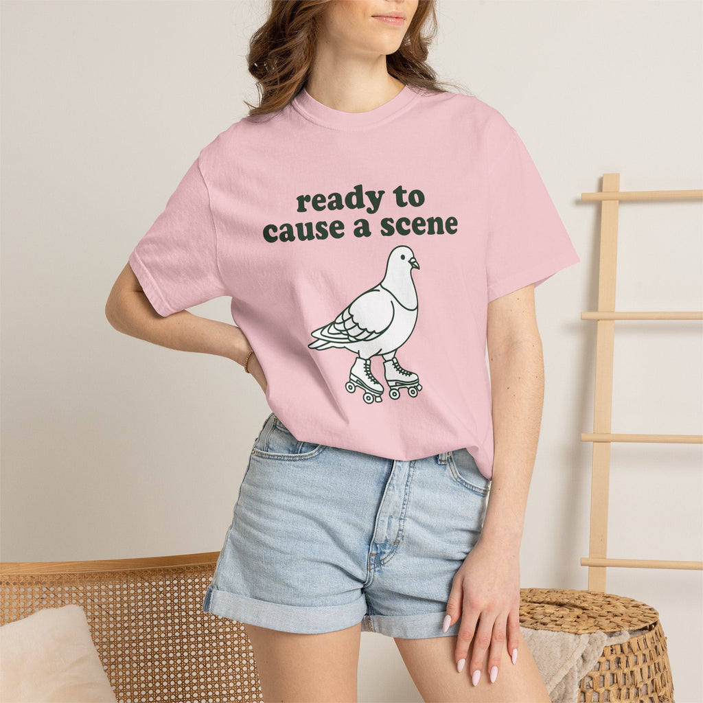 Pigeon Roller Skates Shirt Funny Animal Unisex Gift product image 12