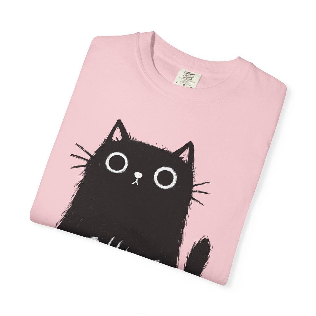 Black Kitten Shirt Cat Alternative Unisex Gift Hand Drawn product image 11