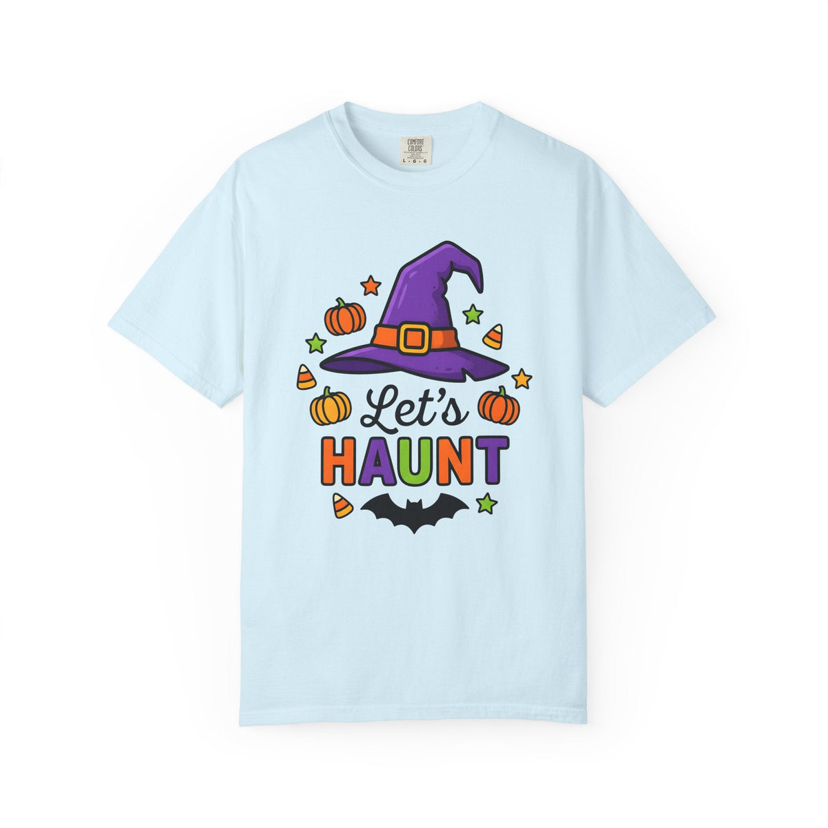 Wizard Hat Shirt Halloween Scary Gift Women Comic Tee Pointy Hat T-Shirt Horror Fan Spooky Graphic Tshirt Vintage Jack O Lantern Tshirt
