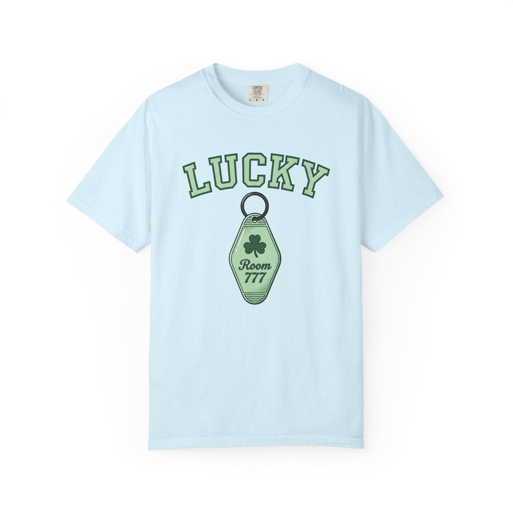 Shamrock Keychain Shirt St Patrick's Day Luck Unisex Gift Bold Graphic Tee
