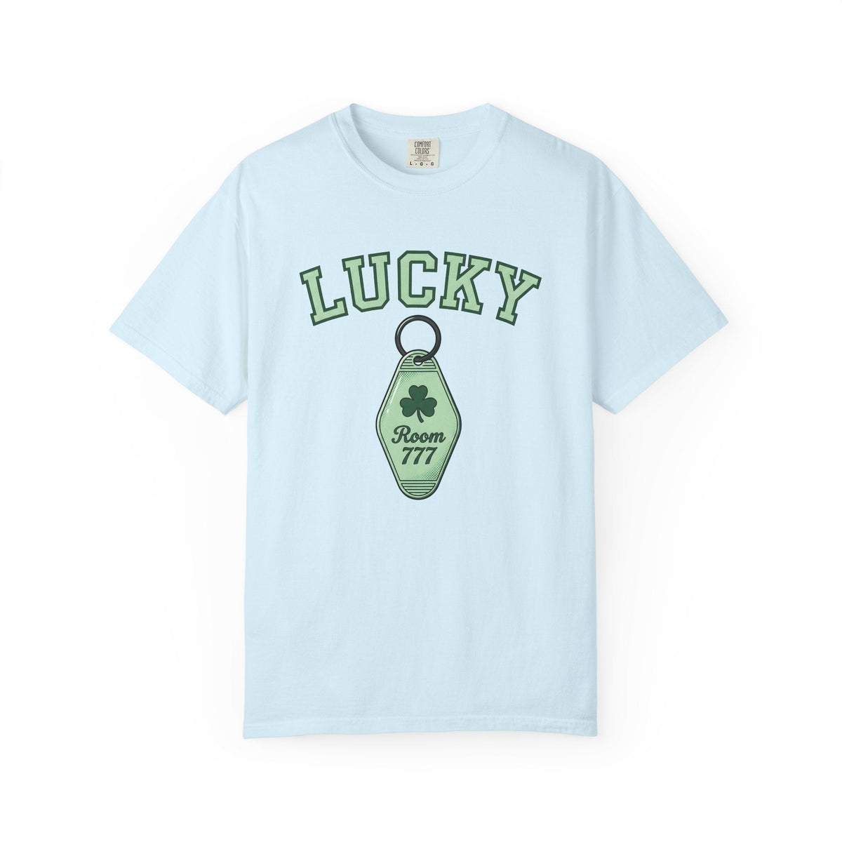 Shamrock Keychain Shirt St Patrick's Day Luck Unisex Gift Bold Graphic Tee