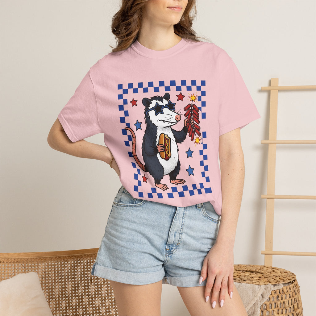 Possum Firework Shirt America 4Th Of July Holiday Unisex product image 12