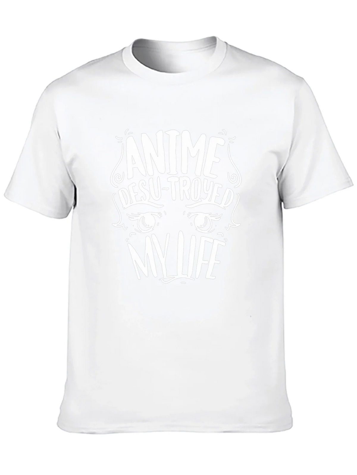 Anime Destroyed My Life Black Graphic Tee product image 9
