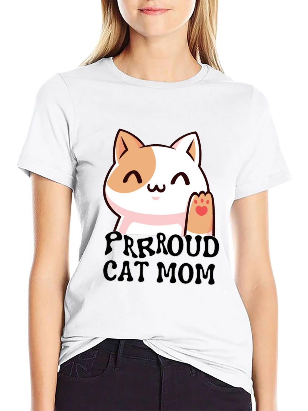 Purrroud Cat Mom T-Shirt - Cute Kitten Tee product image 8