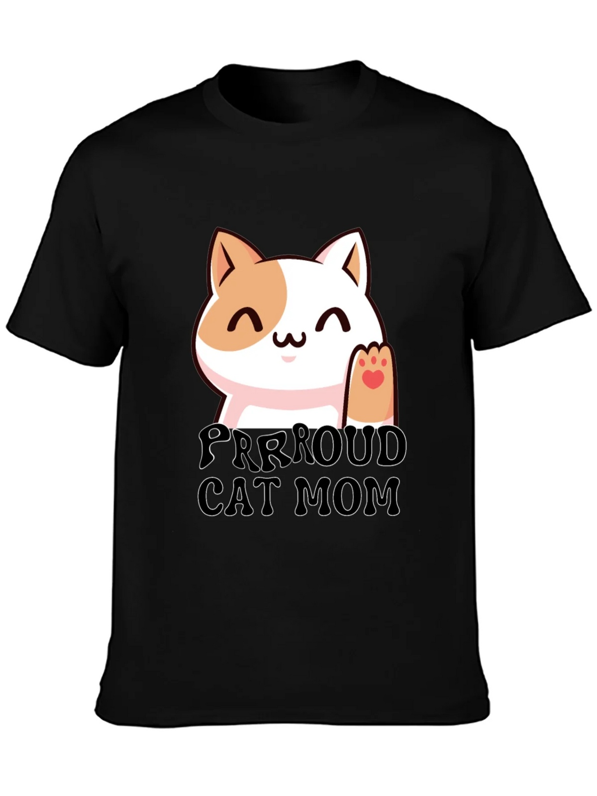 Purrroud Cat Mom T-Shirt - Cute Kitten Tee product image 3