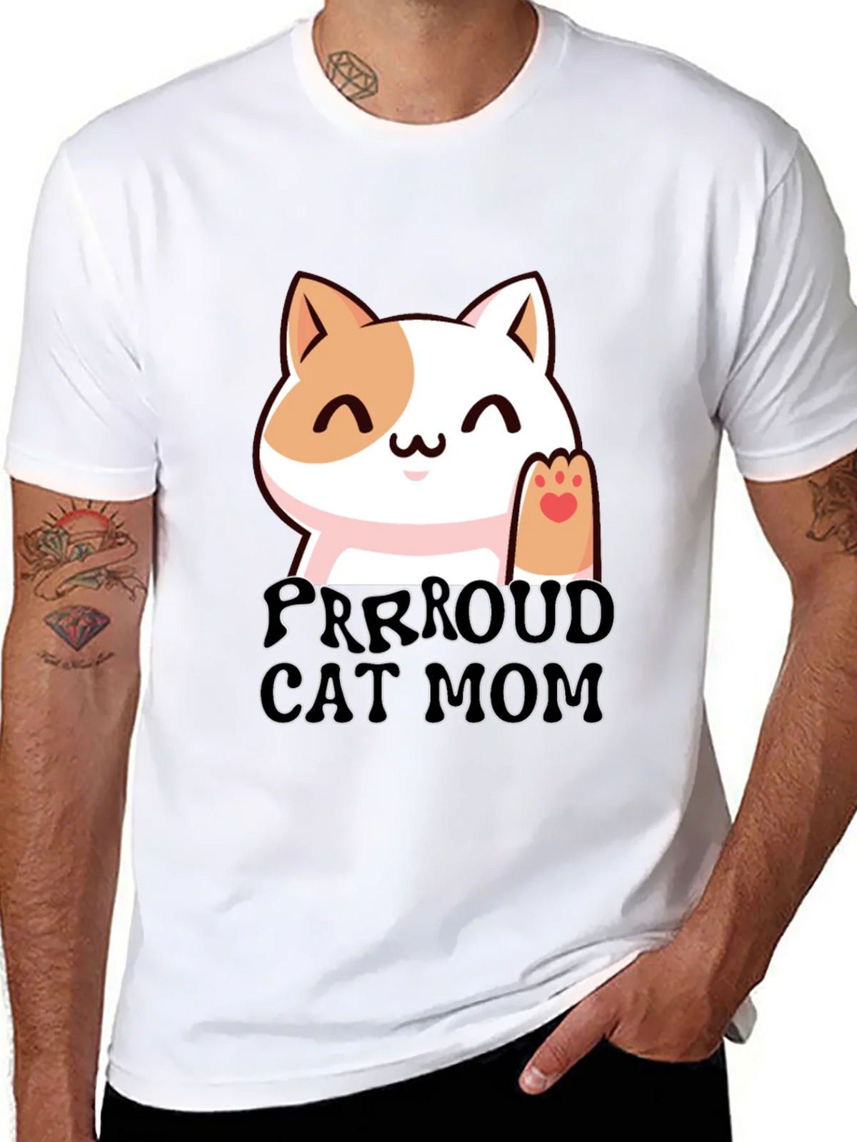 Purrroud Cat Mom T-Shirt - Cute Kitten Tee product image 7
