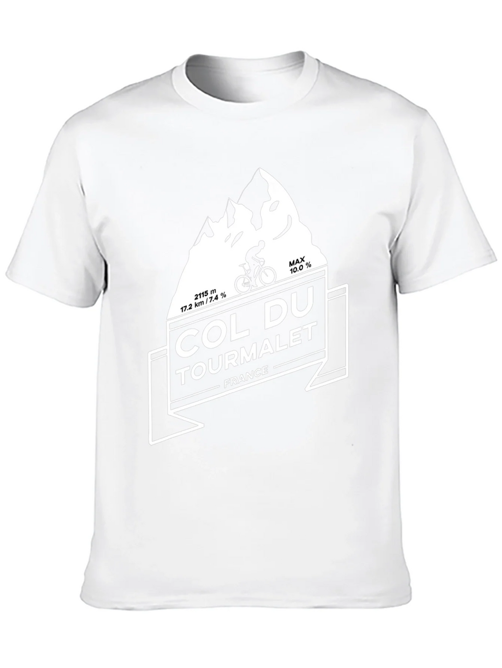 Col Du Tourmalet Cycling T-Shirt - Mountain Climber Tee product image 3