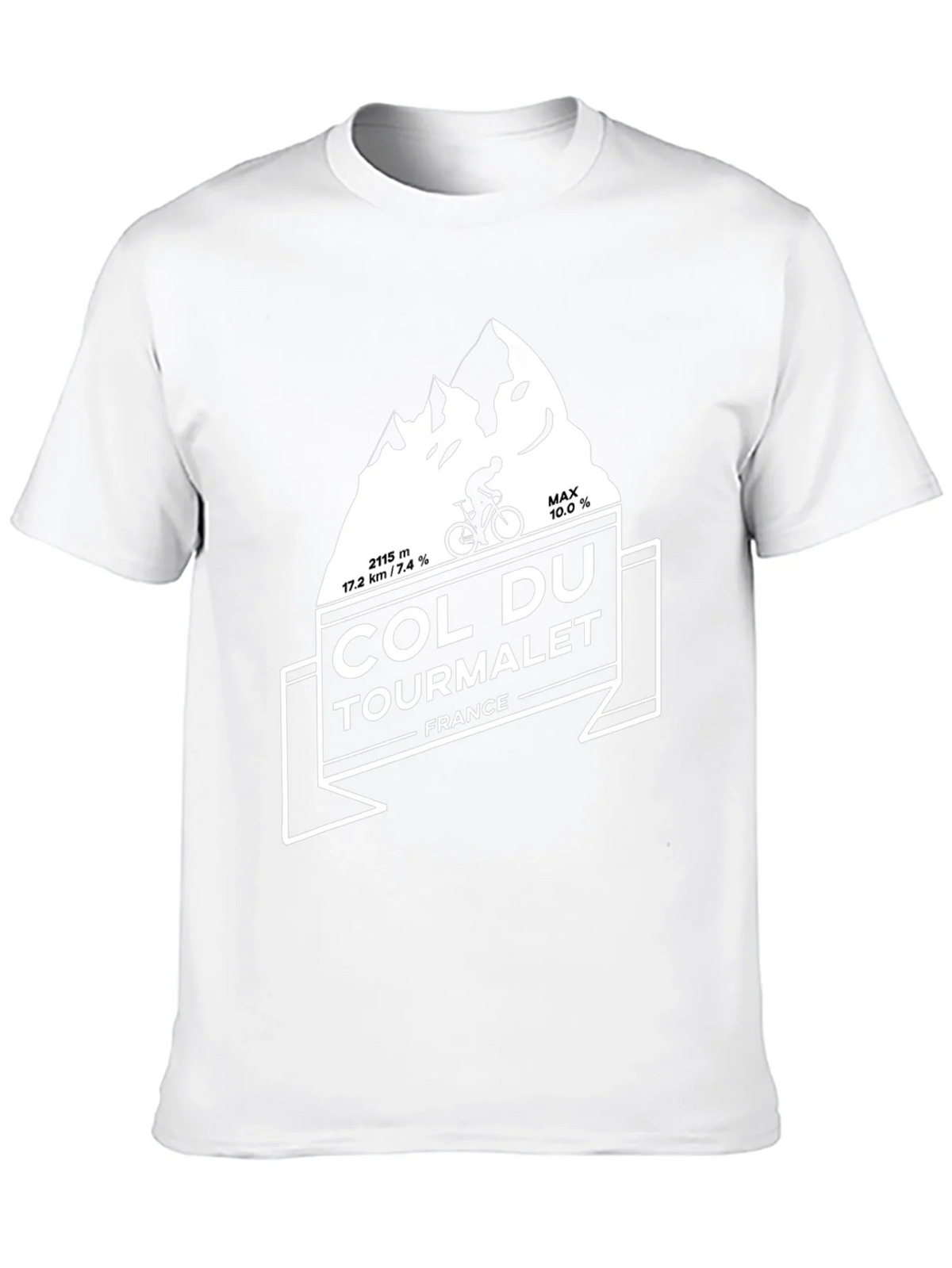 Col Du Tourmalet Cycling T-Shirt - Mountain Climber Tee product image 3