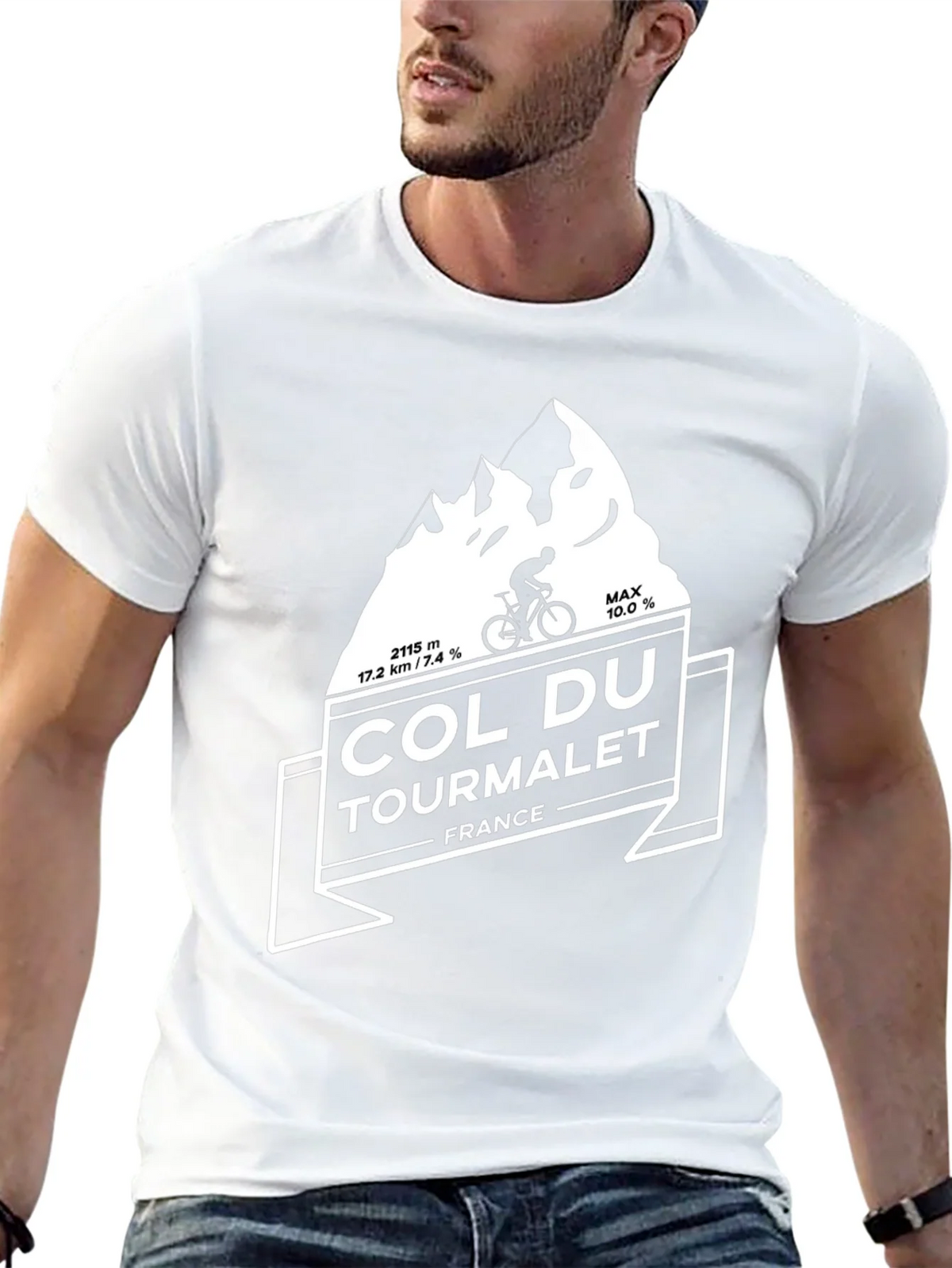 Col Du Tourmalet Cycling T-Shirt - Mountain Climber Tee product image 4