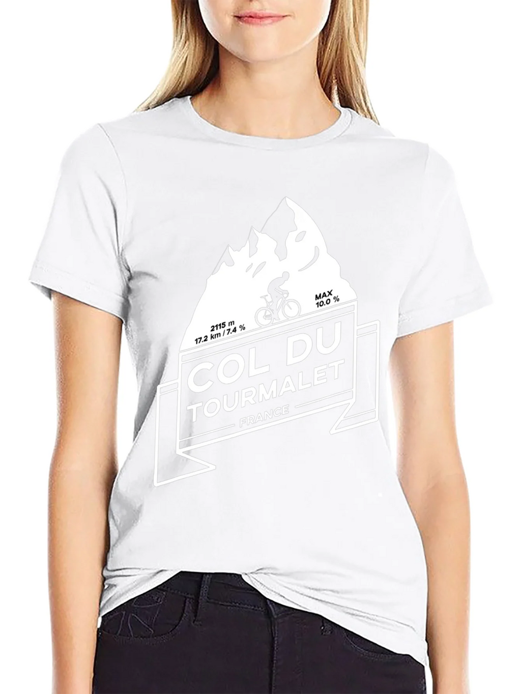 Col Du Tourmalet Cycling T-Shirt - Mountain Climber Tee product image 2