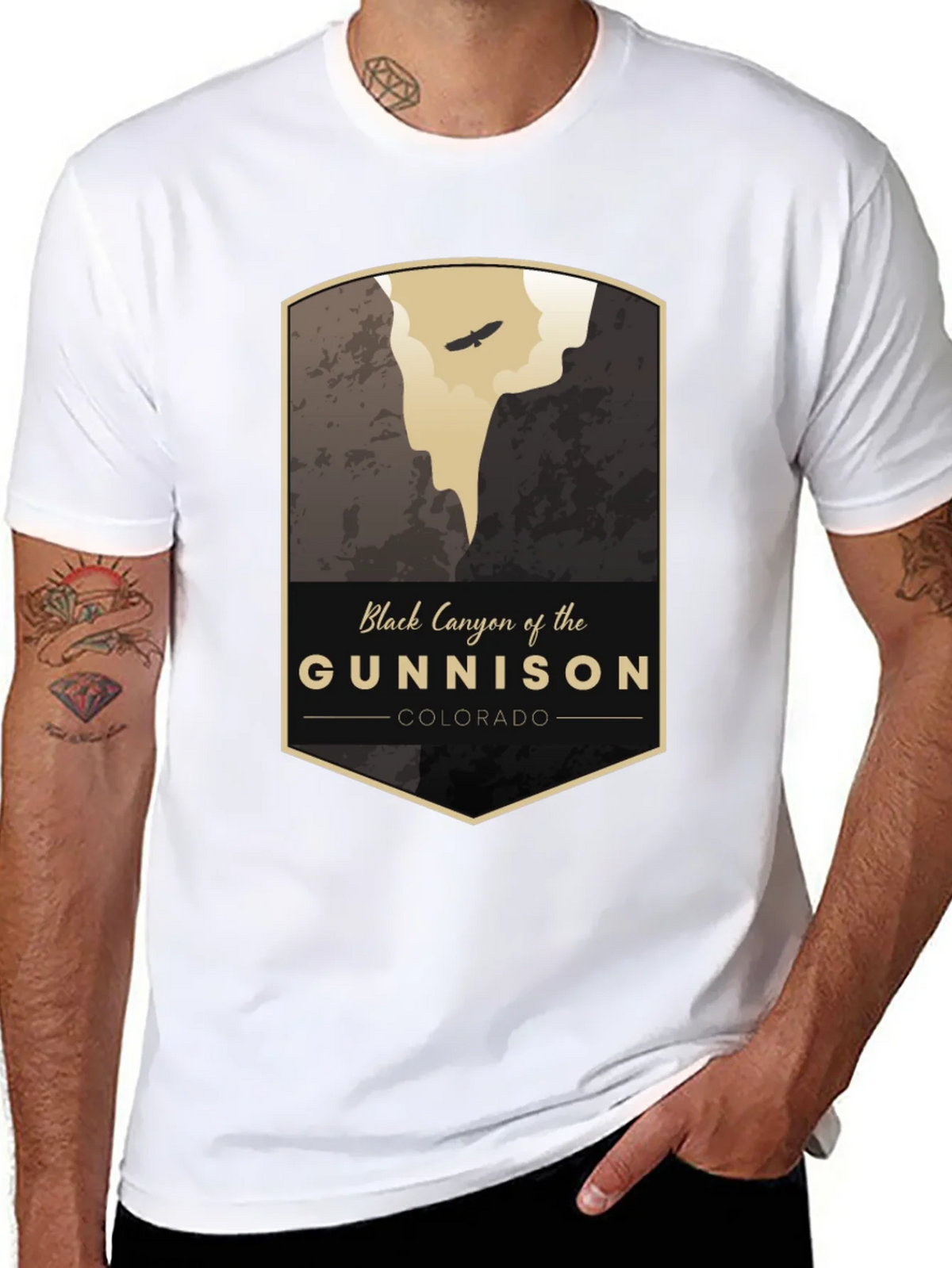Black Canyon Gunnison Colorado Graphic Tee product image 1