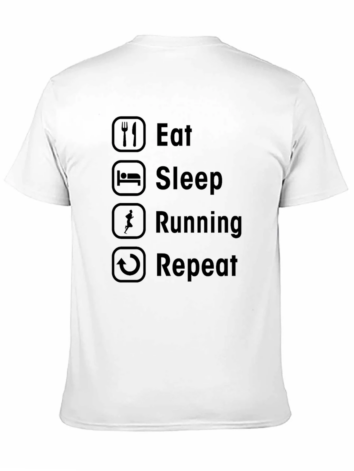 Eat Sleep Running Repeat Graphic Tee product image 4