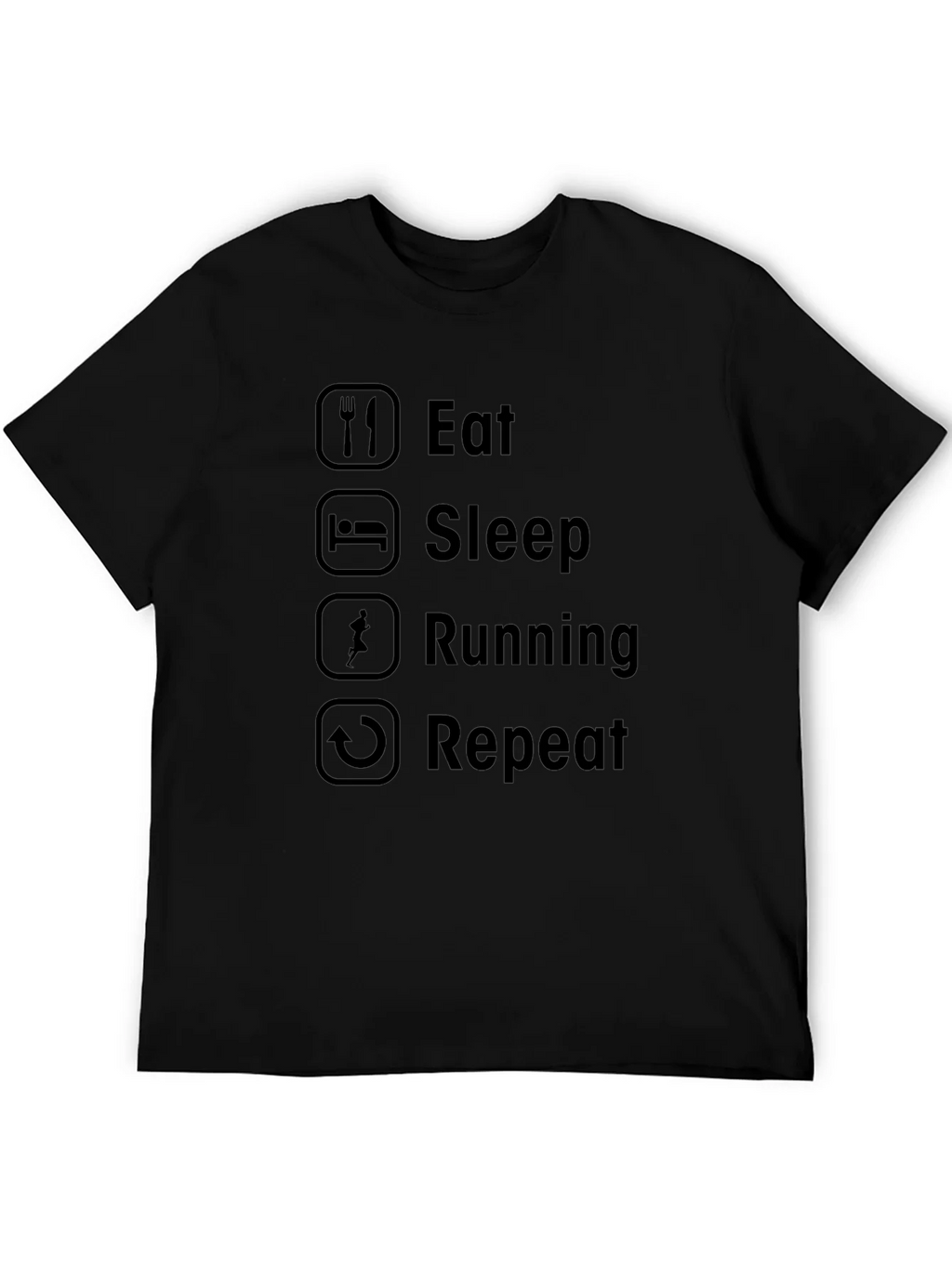 Eat Sleep Running Repeat Graphic Tee product image 2