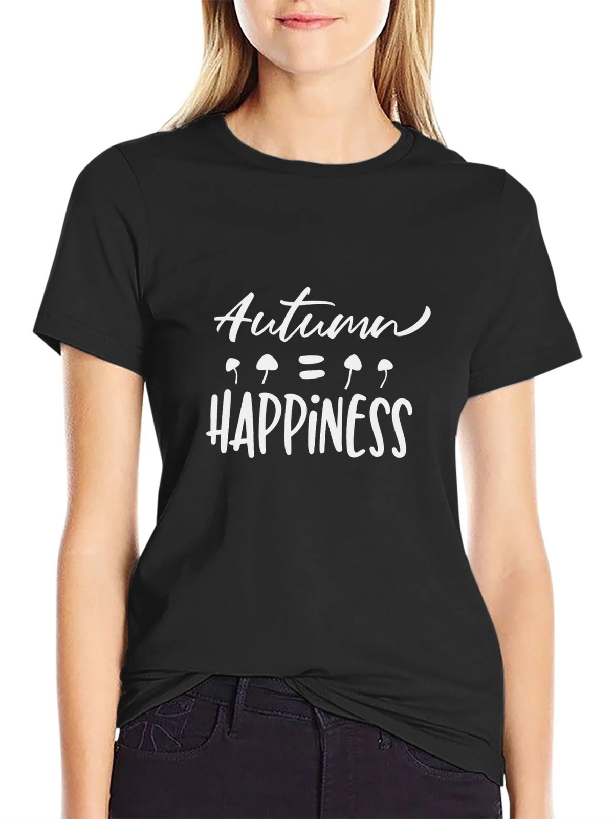 Autumn Happiness Graphic Tee - Soft Cotton Blend Shirt product image 2