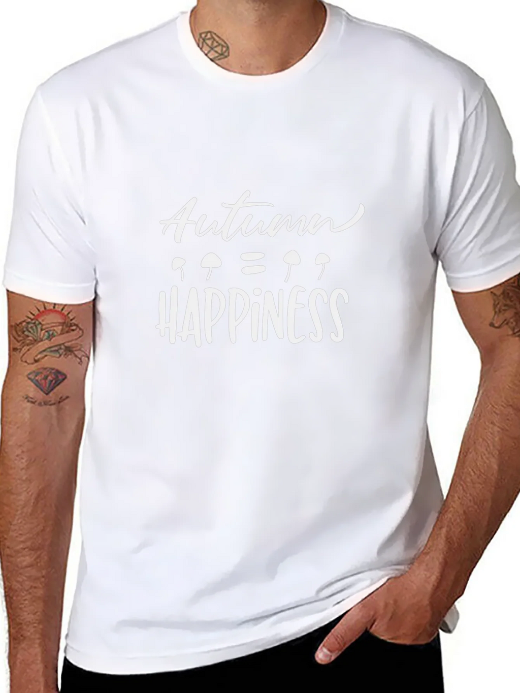 Autumn Happiness Graphic Tee - Soft Cotton Blend Shirt product image 4