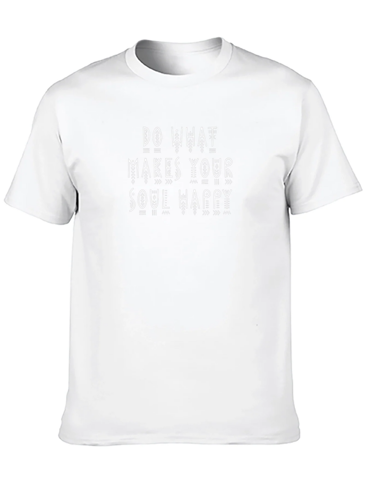 Soul Happy Graphic Tee - Black Cotton Shirt product image 9