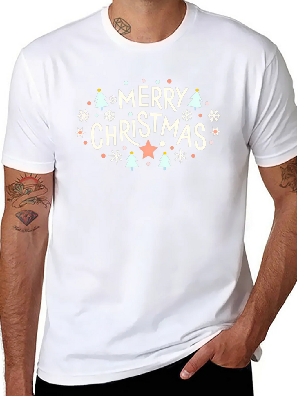 Merry Christmas Holiday T-Shirt product image 7
