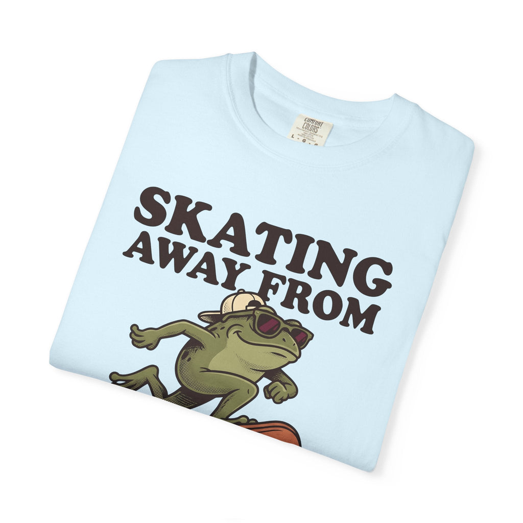 Frog Skater Cool Glasses T-Shirt – Funny Toad Animal product image 8