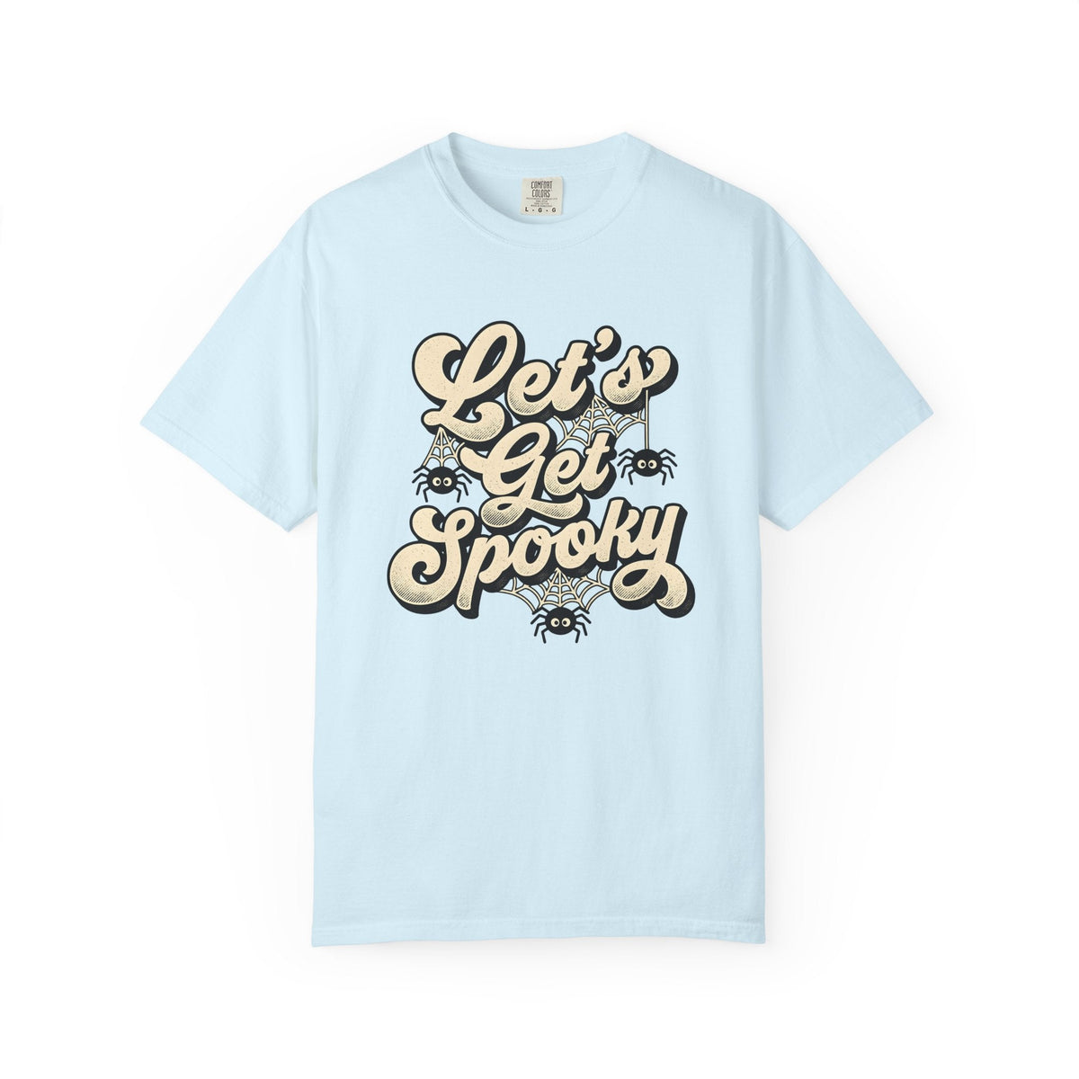 Cobweb Retro T-Shirt – Haunted Halloween Spiderweb Sketch product image 2