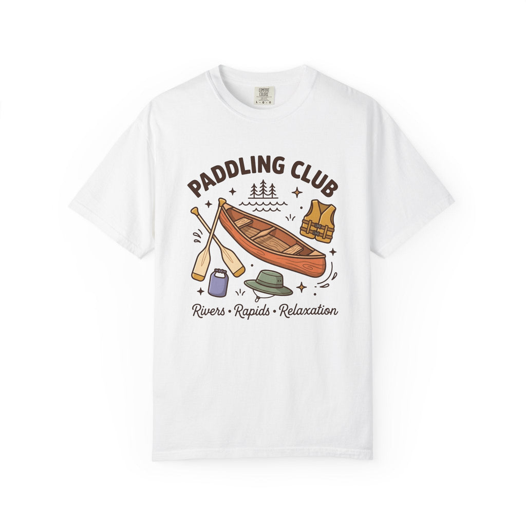 Canoe Oars Shirt Paddling Wilderness Unisex Gift Anime Tee product image 1