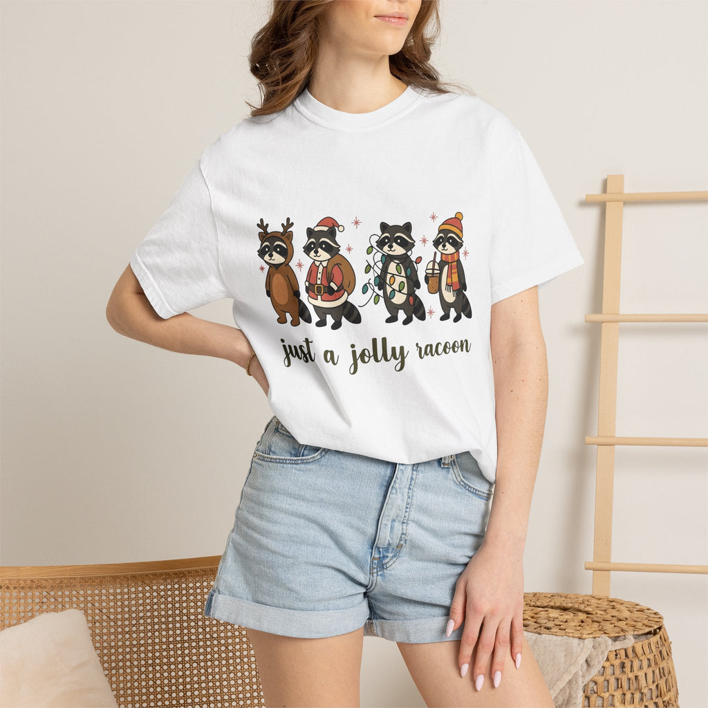Raccoon Troop Shirt Christmas Pets Unisex Gift Lovable Tee product image 6