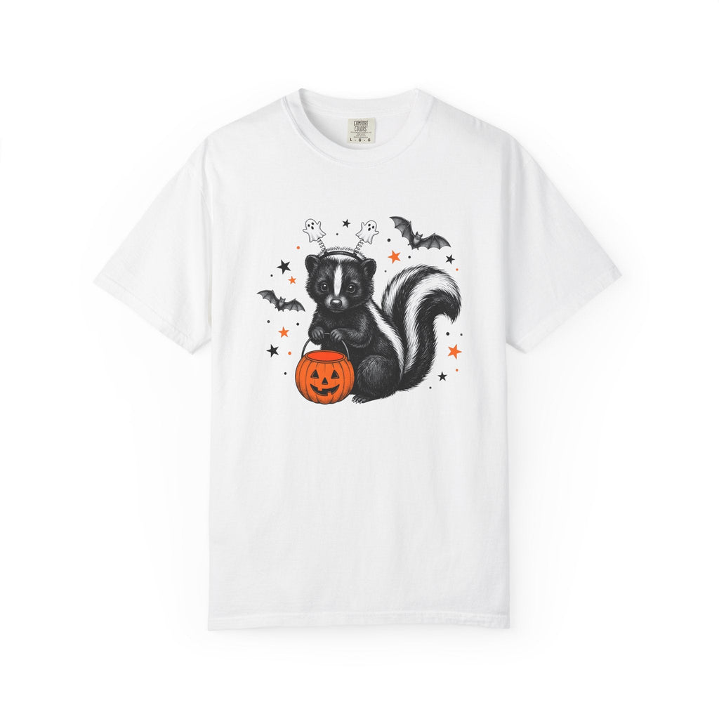 Skunk Spooky Shirt Halloween Animals Seasonal Gift Women product image 1