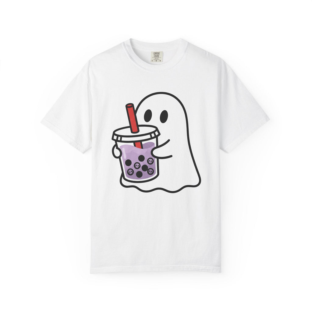 Spooky Bubble Tea Shirt Drinks Party Unisex Gift Cute Tee product image 1