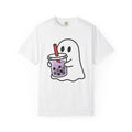 Spooky Bubble Tea Shirt Drinks Party Unisex Gift Cute Tee product image 1