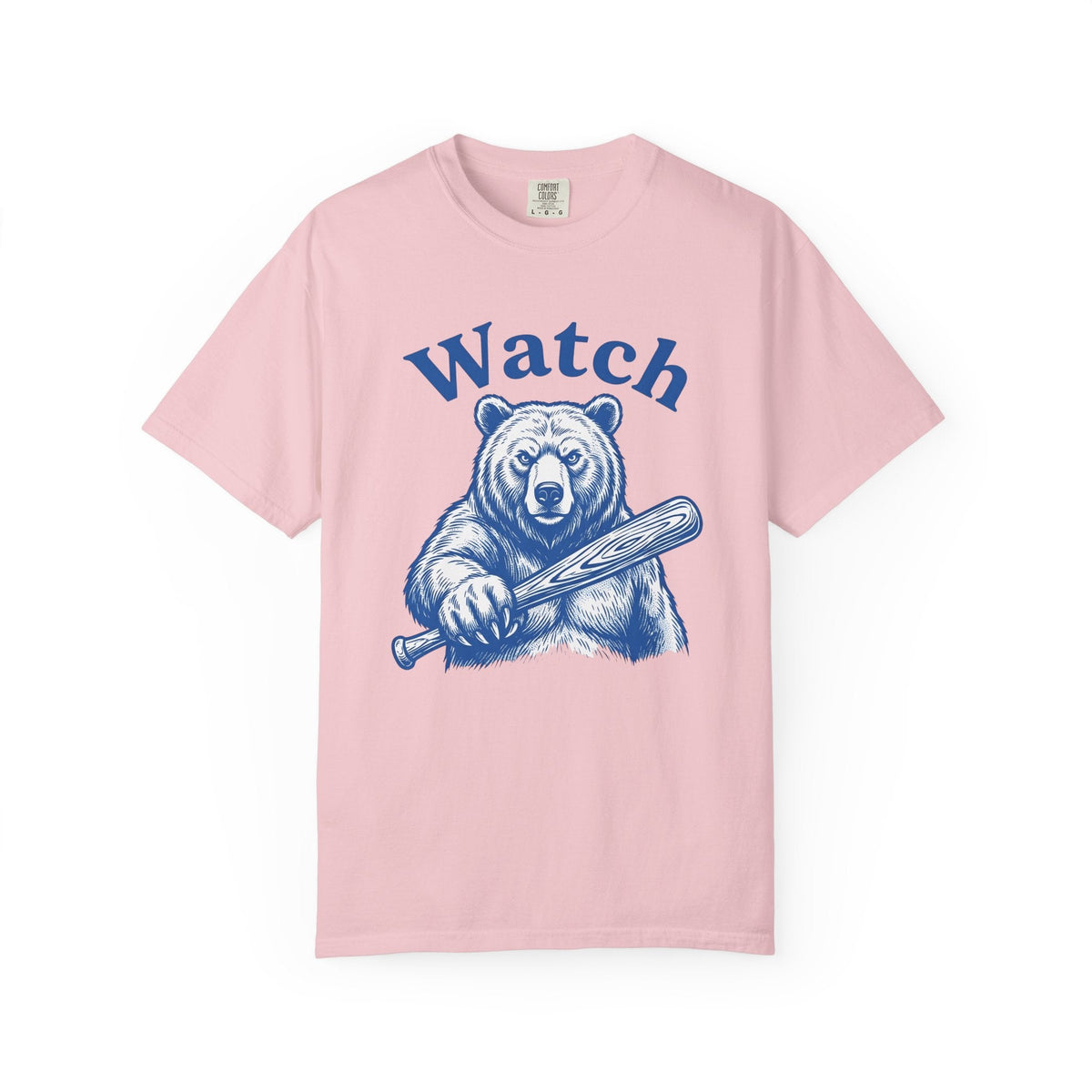 Bear Baseball Bat Shirt Sports Unisex Gift Vintage Tee product image 3