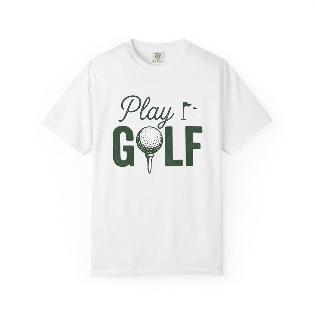Golf Ball Tee Shirt Hiking Unisex Gift Hand Drawn Golfing product image 1