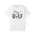 Golf Ball Tee Shirt Hiking Unisex Gift Hand Drawn Golfing product image 1