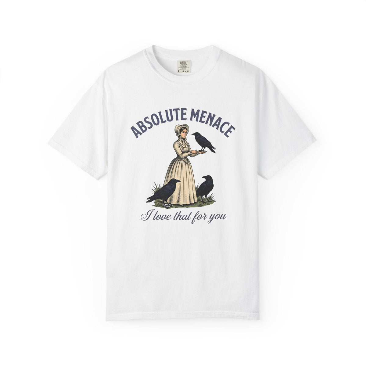 Lady Raven Shirt Funny Eerie Gift for Women Classic Tee product image 1