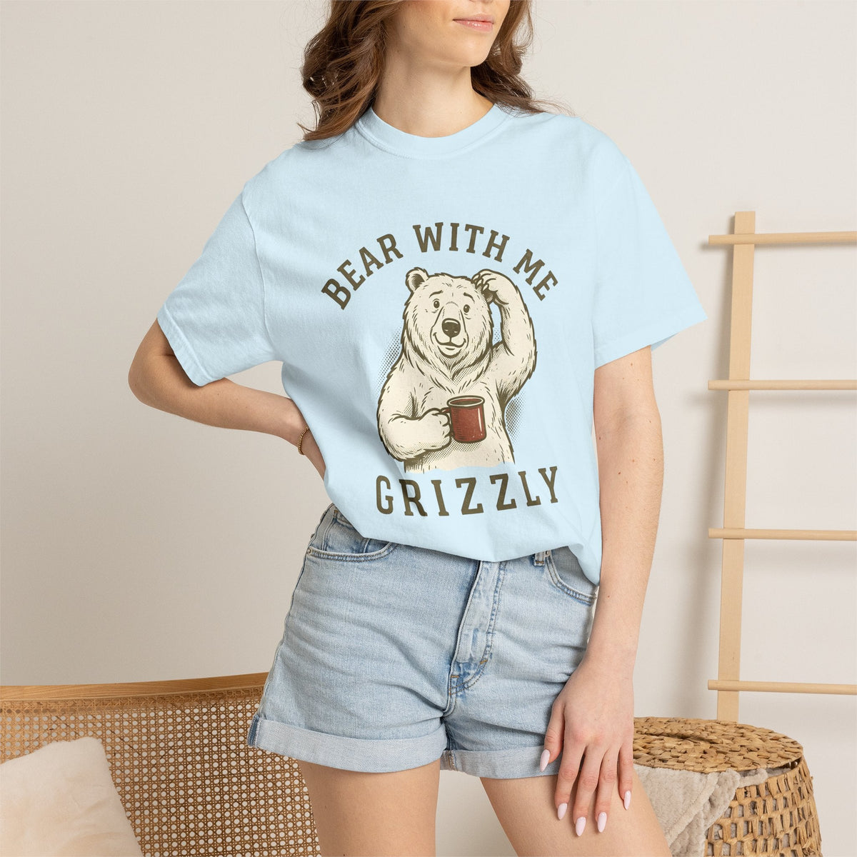 Bear Latte Retro T-Shirt – Funny Coffee Lover Wildlife product image 9